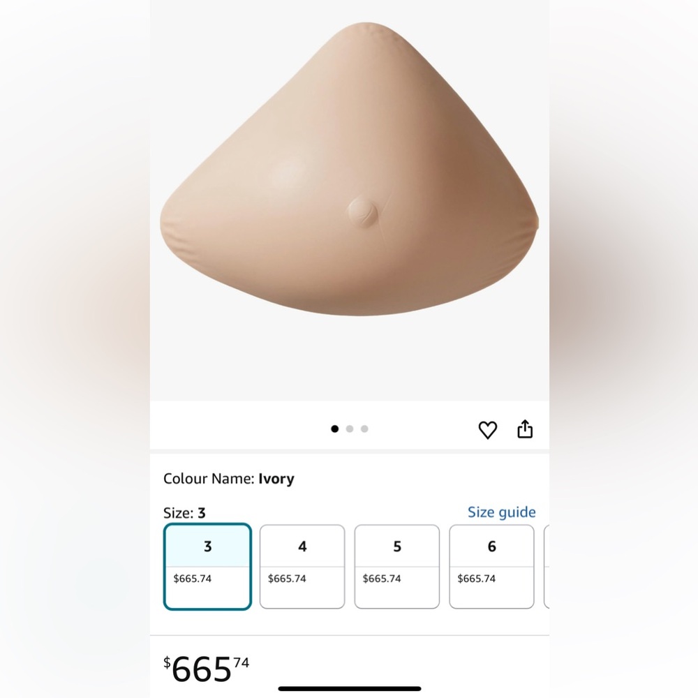 New Amoena breast prosthetics